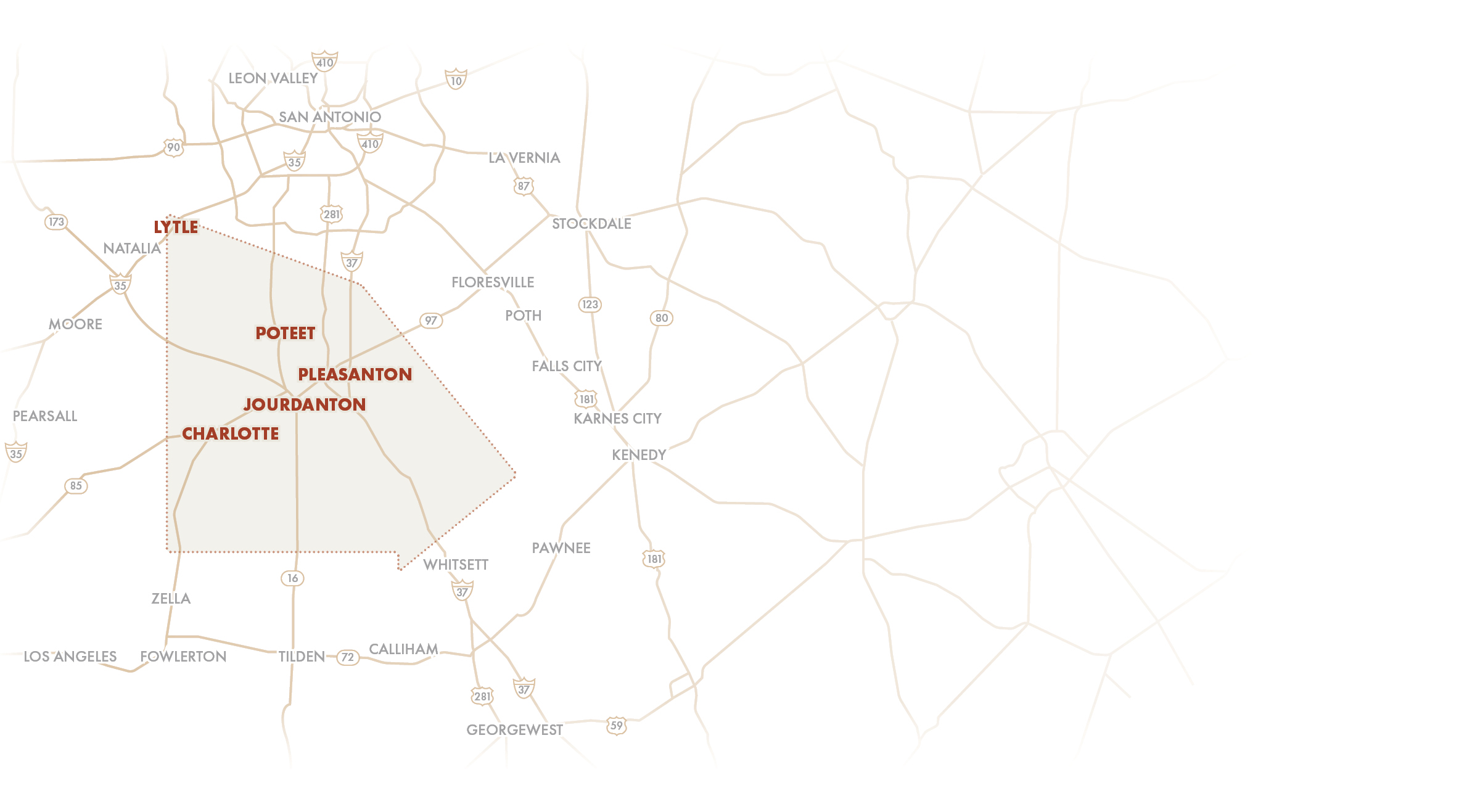 Atascosa County Map